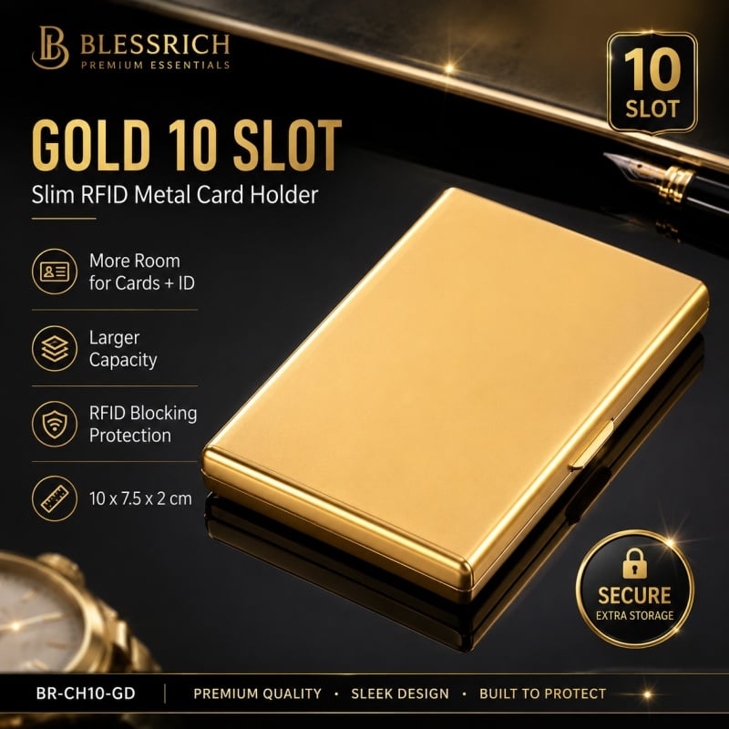 š„LAST DAY SALE 49% OFF-š³RFID Blocking Metal Card Holder
