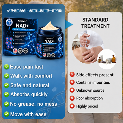 🔥🔥Official Store:  🦵𝐍𝐚𝐭𝐫𝐚𝐯𝐨𝐫™ NAD+ Advanced Anti-Aging Joint Relief Cre am (Specially for mature adults & recommended for daily joint care)🔥𝑳𝒂𝒔𝒕 𝒅𝒂𝒚 𝒑𝒓𝒐𝒎𝒐𝒕𝒊𝒐𝒏 7𝟎% 𝒐𝒇𝒇
