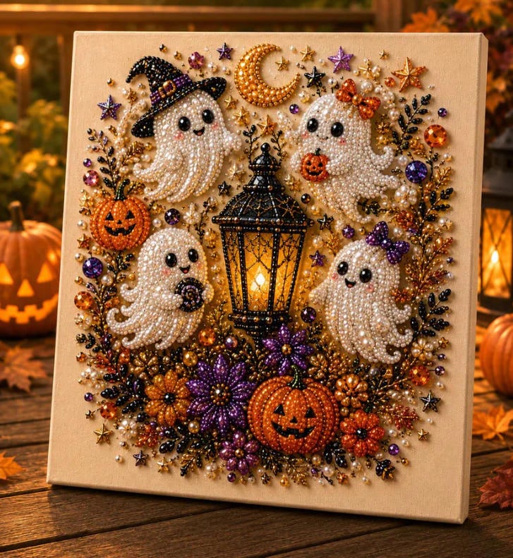 🔥Last Day 50% OFF -🎃Halloween DIY Diamond Art Kit