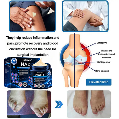 🔥🔥Official Store:  🦵𝐍𝐚𝐭𝐫𝐚𝐯𝐨𝐫™ NAD+ Advanced Anti-Aging Joint Relief Cre am (Specially for mature adults & recommended for daily joint care)🔥𝑳𝒂𝒔𝒕 𝒅𝒂𝒚 𝒑𝒓𝒐𝒎𝒐𝒕𝒊𝒐𝒏 7𝟎% 𝒐𝒇𝒇