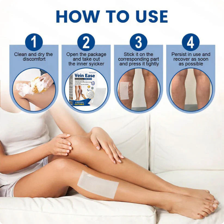 🏆🇺🇸👨‍⚕️✅Natravor®  VeinEase Microneedle Care Patch⚡Instant Relief, Long-Term Results
