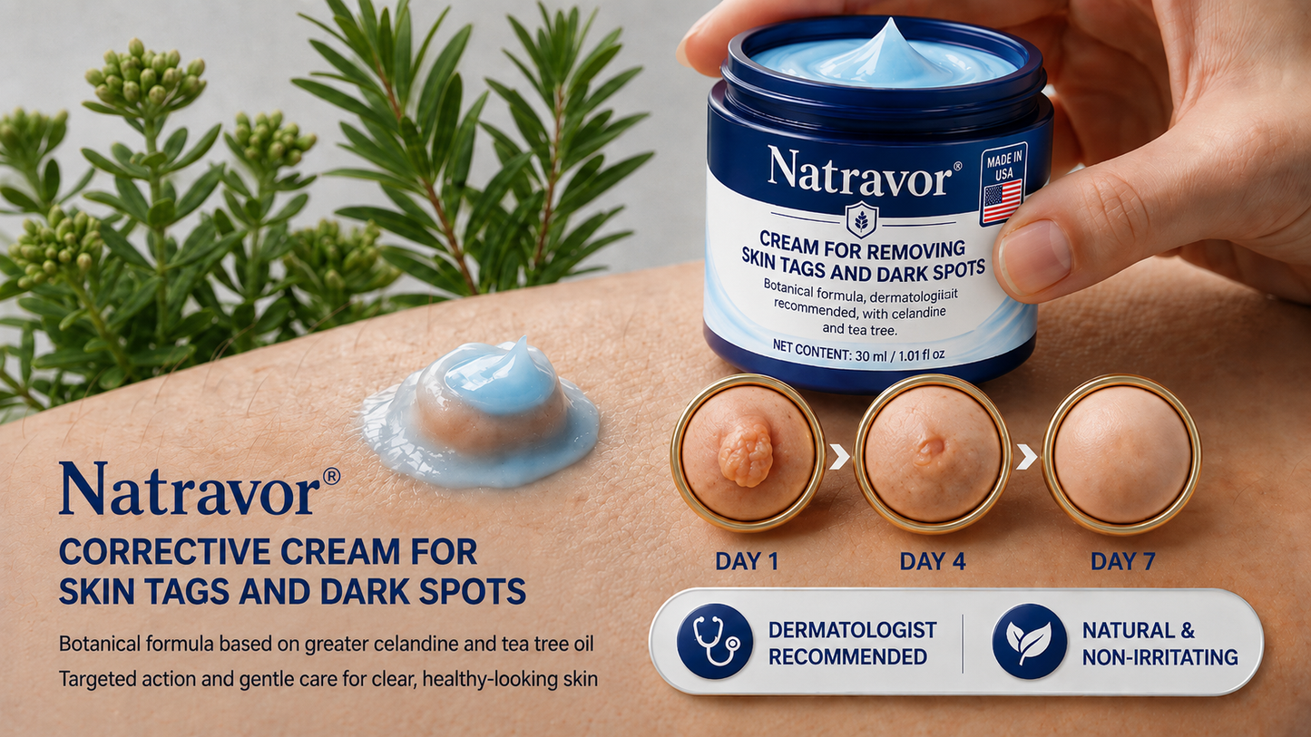 🔥Natravor® 7-𝐃𝐚𝐲 𝐒𝐤𝐢𝐧 𝐓𝐚𝐠 & 𝐒𝐩𝐨𝐭 𝐄𝐫𝐚𝐬𝐞𝐫 𝐂𝐫𝐞𝐚𝐦 (Zero Pain, Zero 𝐒𝐜𝐚𝐫𝐬 Formula) 💎