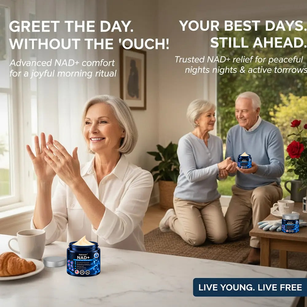 🔥🔥Official Store:  🦵𝐍𝐚𝐭𝐫𝐚𝐯𝐨𝐫™ NAD+ Advanced Anti-Aging Joint Relief Cre am (Specially for mature adults & recommended for daily joint care)🔥𝑳𝒂𝒔𝒕 𝒅𝒂𝒚 𝒑𝒓𝒐𝒎𝒐𝒕𝒊𝒐𝒏 7𝟎% 𝒐𝒇𝒇