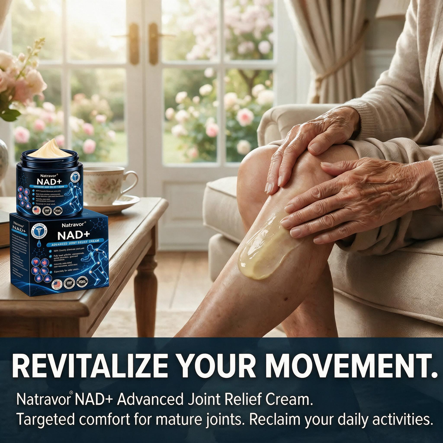 🔥🔥Official Store:  🦵𝐍𝐚𝐭𝐫𝐚𝐯𝐨𝐫™ NAD+ Advanced Anti-Aging Joint Relief Cre am (Specially for mature adults & recommended for daily joint care)🔥𝑳𝒂𝒔𝒕 𝒅𝒂𝒚 𝒑𝒓𝒐𝒎𝒐𝒕𝒊𝒐𝒏 7𝟎% 𝒐𝒇𝒇