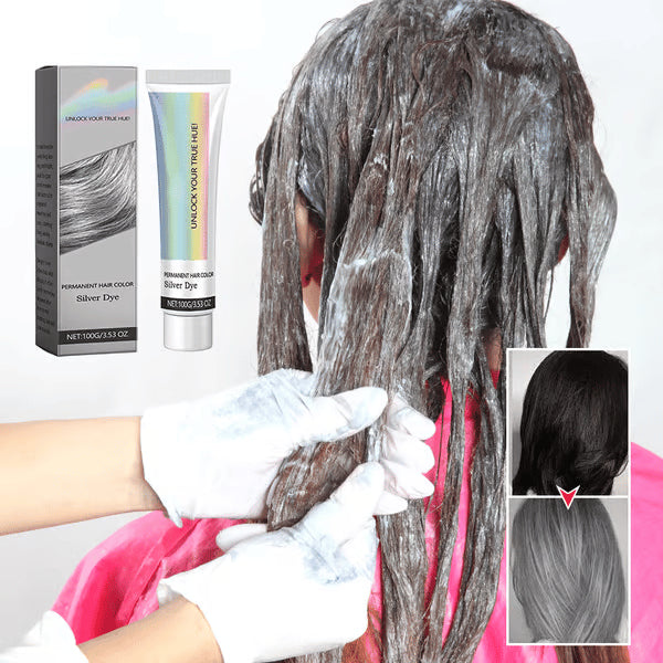✨This Week's Special Price $9.99💥 2-in-1 Natural Essence Extract Silver Hair Dye