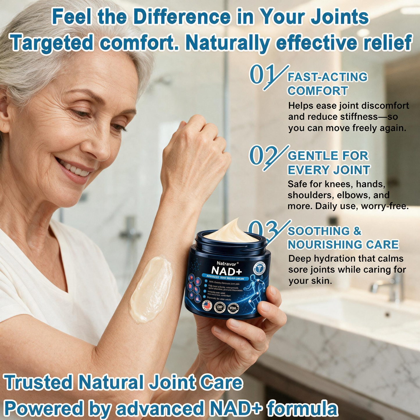 🔥🔥Official Store:  🦵𝐍𝐚𝐭𝐫𝐚𝐯𝐨𝐫™ NAD+ Advanced Anti-Aging Joint Relief Cre am (Specially for mature adults & recommended for daily joint care)🔥𝑳𝒂𝒔𝒕 𝒅𝒂𝒚 𝒑𝒓𝒐𝒎𝒐𝒕𝒊𝒐𝒏 7𝟎% 𝒐𝒇𝒇