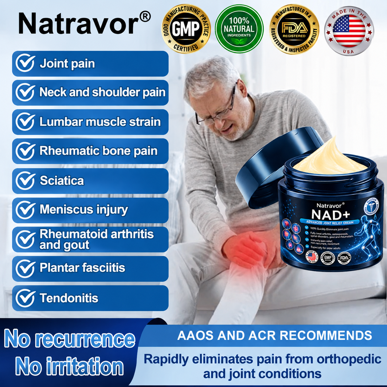 🔥🔥Official Store:  🦵𝐍𝐚𝐭𝐫𝐚𝐯𝐨𝐫™ NAD+ Advanced Anti-Aging Joint Relief Cre am (Specially for mature adults & recommended for daily joint care)🔥𝑳𝒂𝒔𝒕 𝒅𝒂𝒚 𝒑𝒓𝒐𝒎𝒐𝒕𝒊𝒐𝒏 7𝟎% 𝒐𝒇𝒇