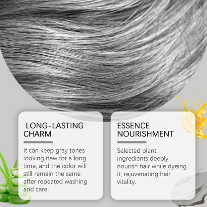 ✨This Week's Special Price $9.99💥 2-in-1 Natural Essence Extract Silver Hair Dye